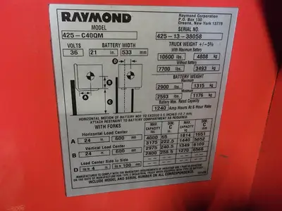 USED RAYMOND 425-C40QM