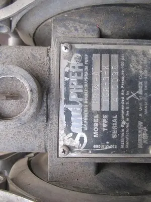 Pump, Diaphragm, 0.75", PPL, Sandpiper, Mdl PB1/2A, #S739635