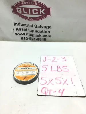 Lamons Grafoil G-6396 All-Graphite Ribbon-Pack Pump and Valve Packing