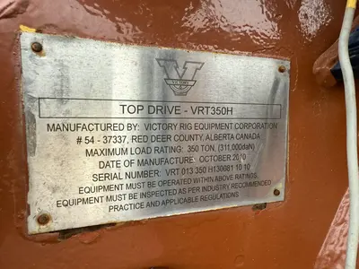Used VICTORY VRT350H Drill Units Texas US | Oil The Woodlands Group #1501597