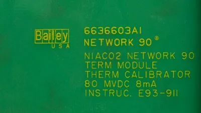Bailey Controls NIAC02 Network 90 Thermal Calibrator Termination Module Used