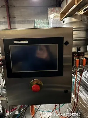 Used Wild Goose-Meheen 6-Head Inline Bottle Filler – 12oz Bottles, 40 BPM