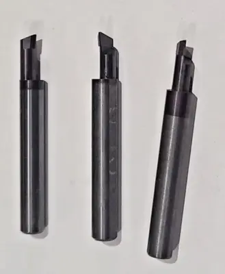 Lot of 3 Solid Carbide Boring Bar Lathe Mill Machinist Tools 5/16 Shank