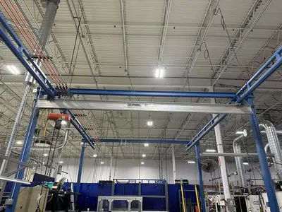 Used GORBEL 18' ALUMINUM BRIDGE X 40' RUNWAY Cranes (Misc) Wisconsin US | Lemke Machinery Sales #1310879