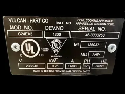 USED VULCAN C24EA3