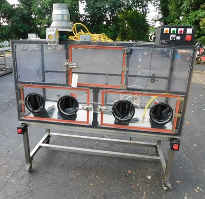 USED BARNES TECH GLOVE BOX 6 X 30 X 36