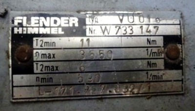 Podbielniak A-1 centrifugal contactor, 316SS.