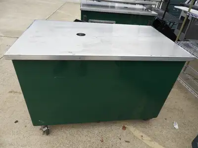 Used ColorPoint Used Colorpoint Portable Stainless Steel Work Counter 50-CSE- SS43 Food Prep Tables Illinois US | Falcon Restaurant Supply #1376607
