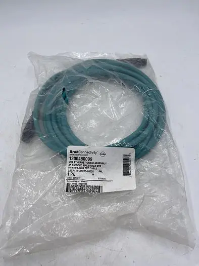 New | in-Stock BRAD CONNECTIVITY BRAD CONNECTIVITY M12 ETHERNET CABLE Cable & Wire | ND Industrial Surplus #1214169