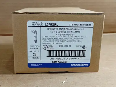 NEW THOMAS & BETTS L075GRL