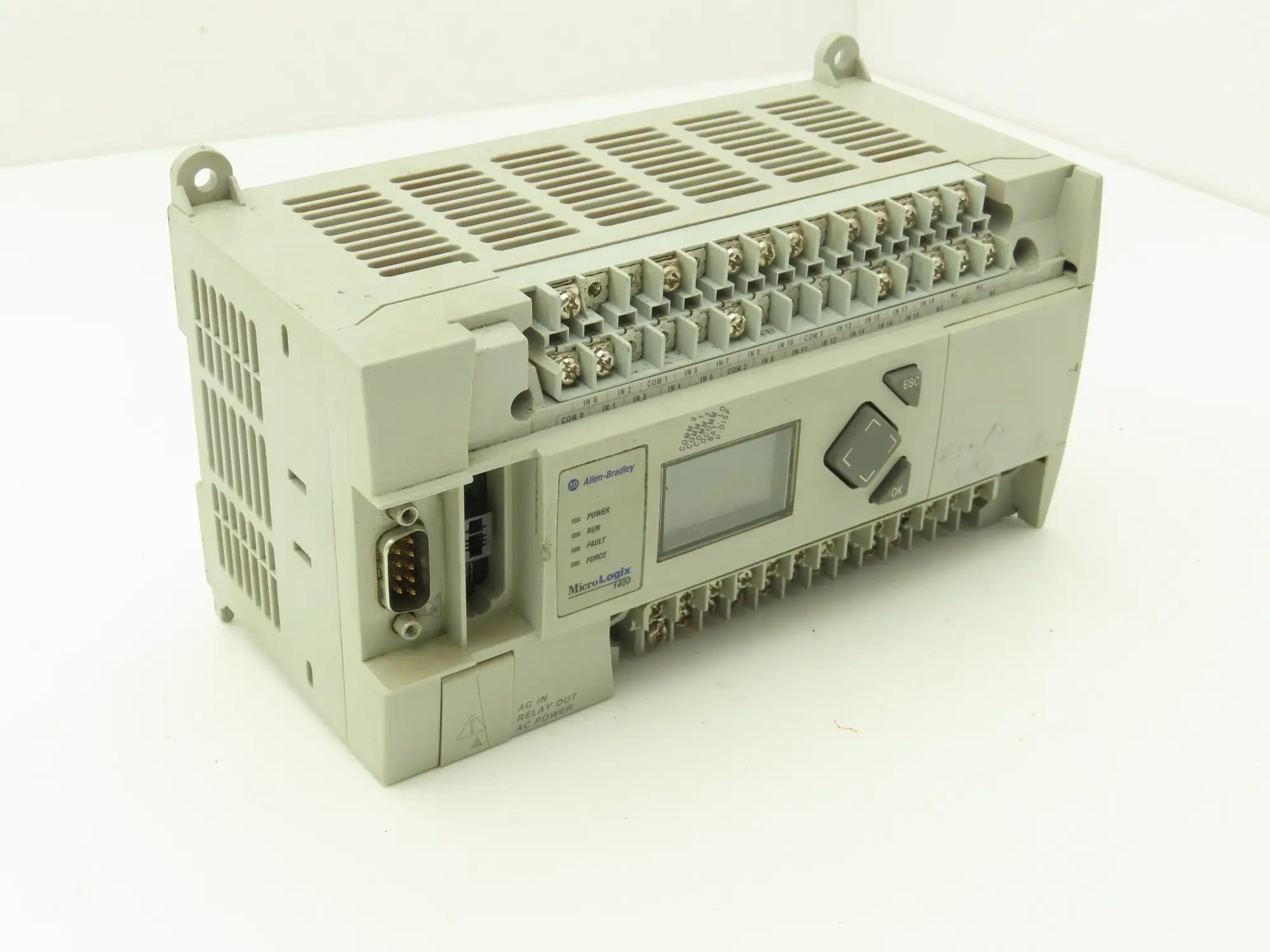 Allen Bradley 1766-L32AWA MicroLogix 1400 Controller Module 32Pt Series B FW 14