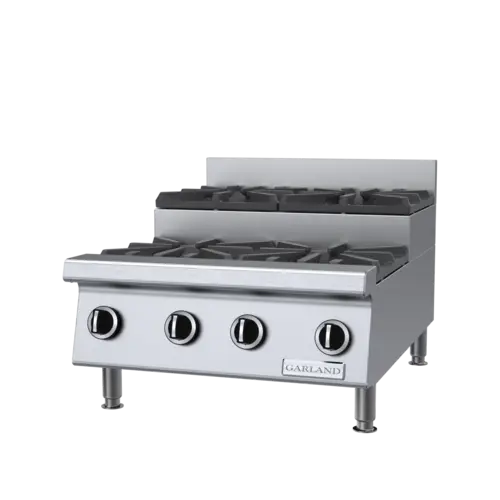 Garland GTOG24-SU4 24" Gas Hotplate w/ (4) Burners & Manual Controls, Natural Gas