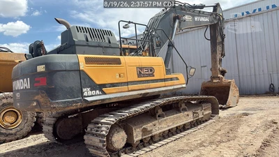 Used 2023 HYUNDAI HX480AL Excavators Texas US | National Equipment Dealers #1422424