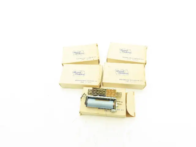 Skand Elektro Relays 3NO 3NC Vintage 24VDC Lot of 5