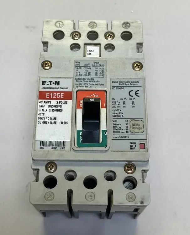 Used EATON EGE3040FFG Miscellaneous Equipment (Electrical & Power) Ohio US | Surplus Asset Holdings #1237500