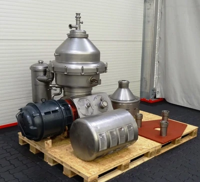 Alfa-Laval MRPX 314 TGV-44C warm milk separator, 316SS.