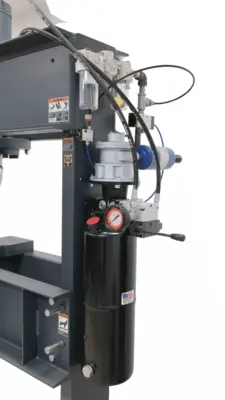 Dake, 50-ton Electrically Operated H-frame, 110v-1ph, Press Type Hydraulic, Max. Pressure 50 Tons, Model Force 50DA-AIR