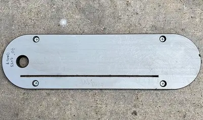 Delta DL-1U Table Saw Throat Plate Insert (5632)