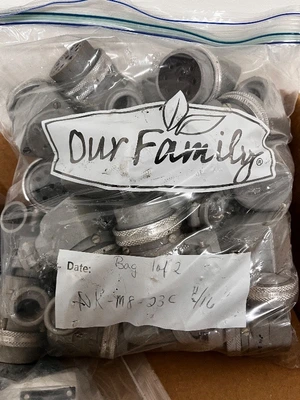 Large Lot of Industrial Electrical Connectors and Accessories in Assorted Bags