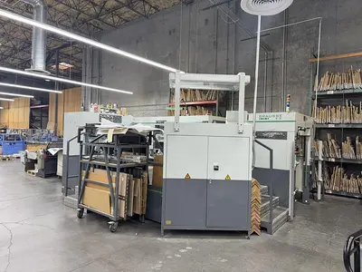 USED 2006 BRAUSSE 1050SEF 40” AUTOMATIC DIE CUTTER FOIL STAMPER