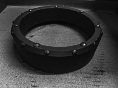 New | in-Stock AFTERMARKET 5" DUAL ROTARY SHOE - 7 DOMED BUTTONS ON FACE, 21 BUTTONS ON SHOULDER -THIN WALL Drilling Attachments Pennsylvania US | East West Machinery & Drilling #1418133