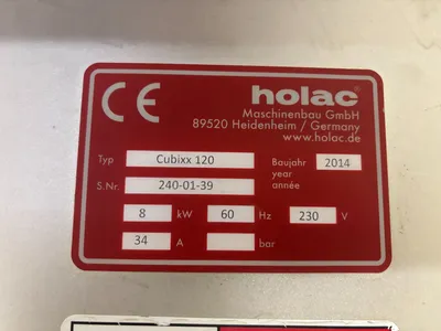 USED HOLAC Cubixx 120