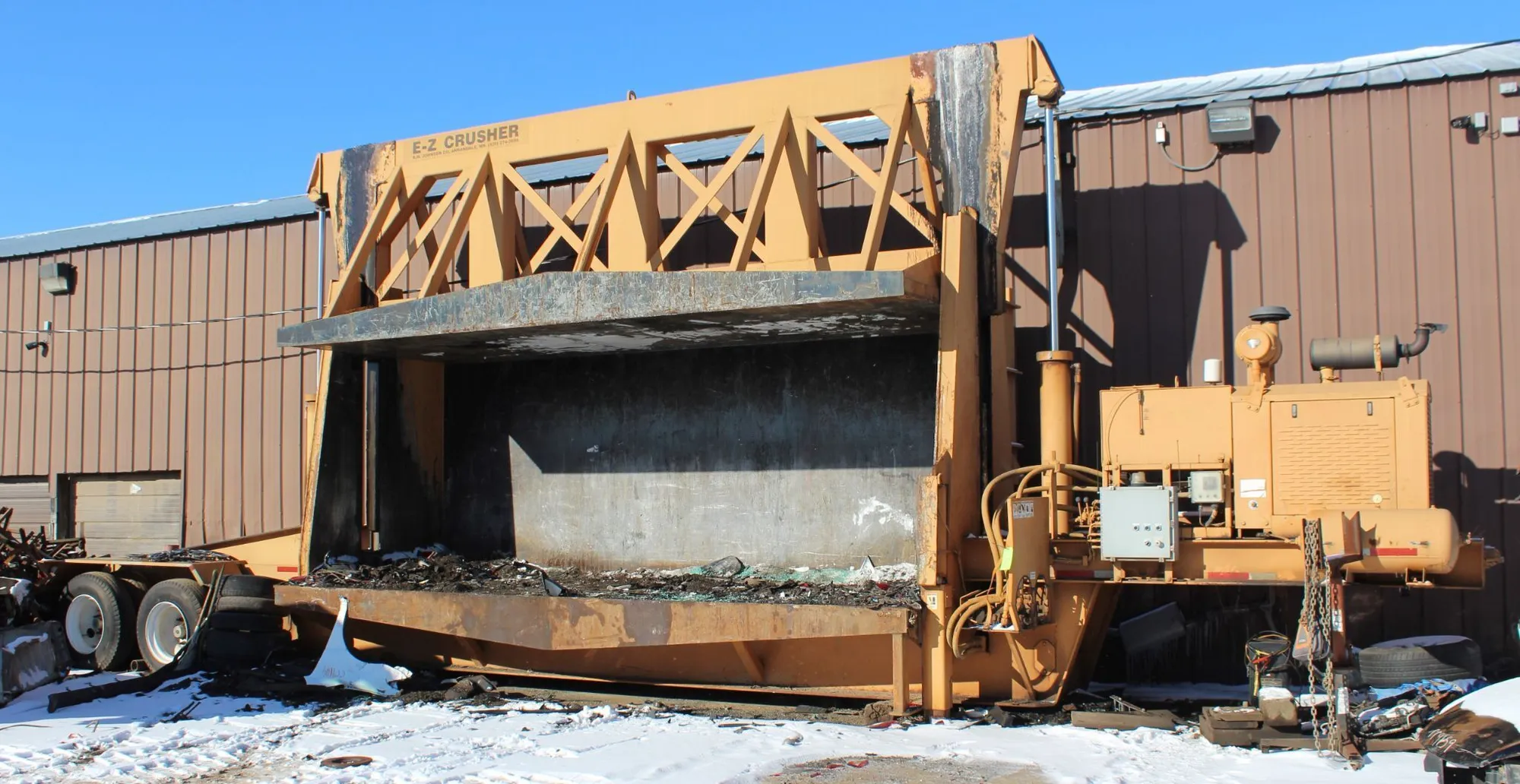 Used 2009 EZ CRUSHER MODEL B PORTABLE VEHICLE CRUSHER 104422 | Levy ...