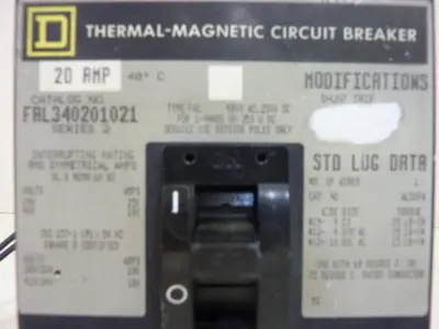 USED SQUARE D FAL340201021