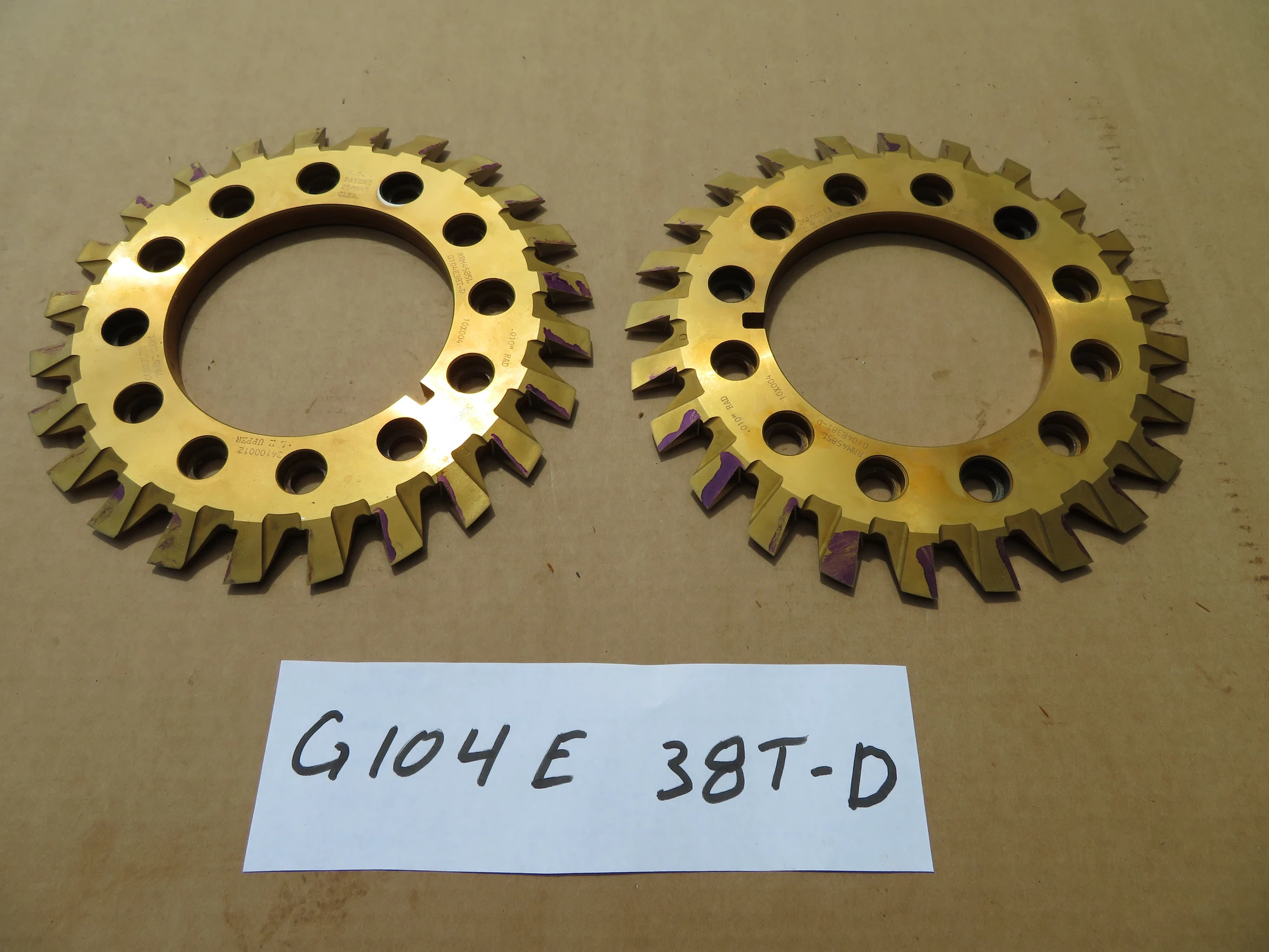 NEW GLEASON G104E38T-D
