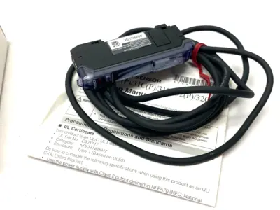 USED KEYENCE DIGITAL FIBER AMPLIFIER MAIN UNIT, CABLE TYPE, PNP