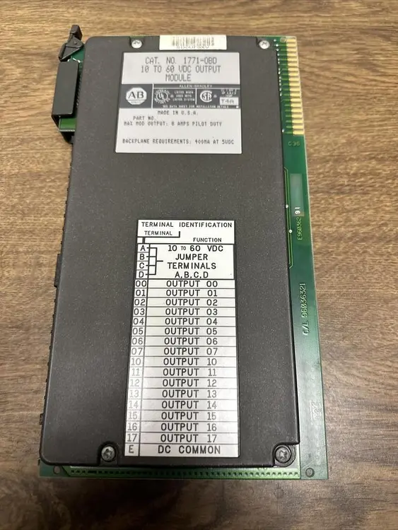 Used ALLEN-BRADLEY 1771-OBD Industrial Controls Ohio US | Surplus Asset Holdings #1245686