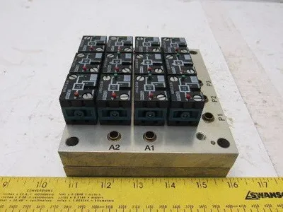Rexroth Crouzet 81501025 Pneumatic Logic Component And Element Manifold Assembly