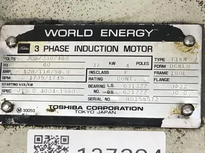 USED TOSHIBA JIS C 4004 50 HP