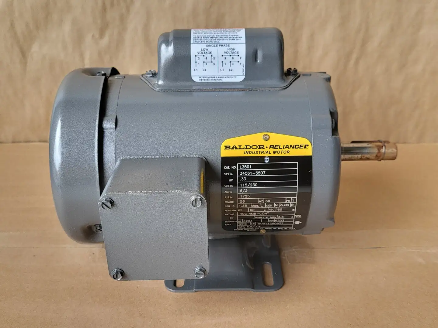 NEW BALDOR L3501
