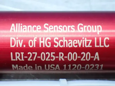 NEW ALLIANCE SENSORS GROUP LRI27025R0020A