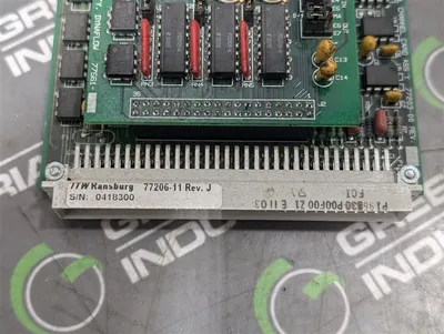ITW Ransburg 77206-11 Flow Control Channel Card Rev. J Used