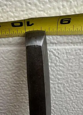 Metal Spinning Trimming Tool ~ 38" Length - Tip 5/8" x 5/16" ~ (5784)