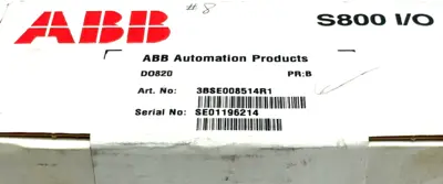 NEW SEALED ABB 3BSE008514R1 OUTPUT MODULE