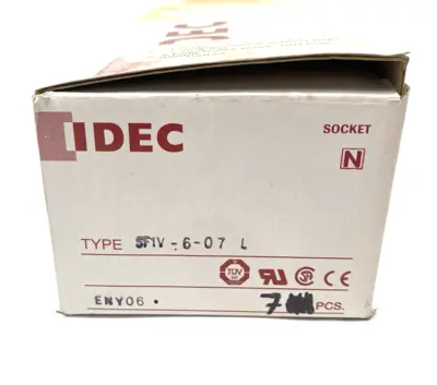 New | in-Stock IDEC Socket Relay Base DIN Mount 6Pole RF1V BOX OF 7 Misc Electrical & Power Parts Michigan US | Maverick Industrial Sales #1401177