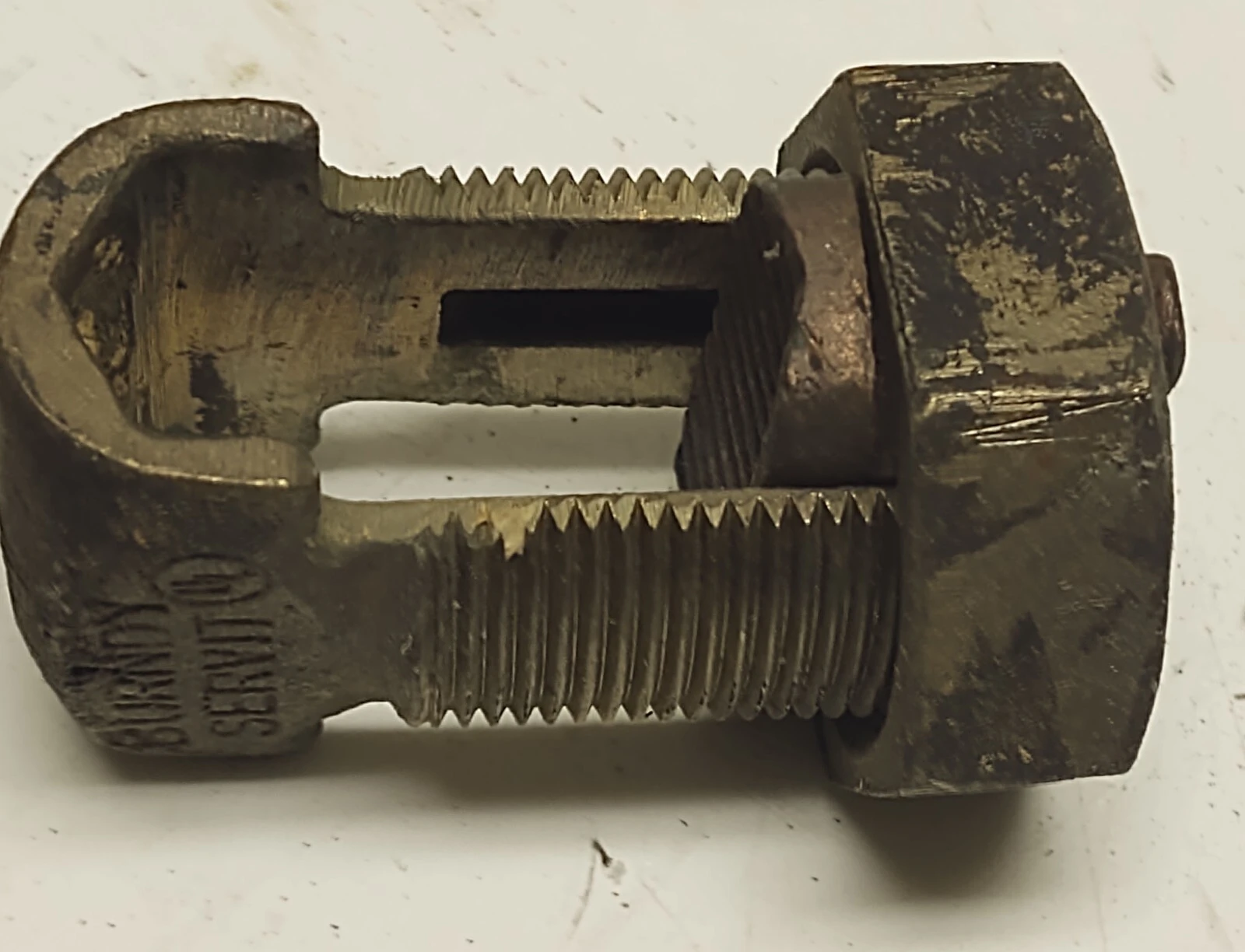 Bronze 3/0- 500  SPLIT BOLT NUT WIRE ELECTRICAL CLAMP CONNECTOR