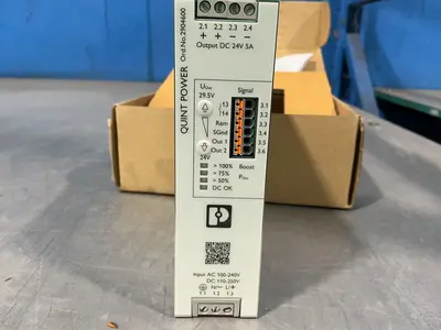 Used 2021 PHOENIX CONTACT QUINT4PS/1AC/24DC/5 DIN Rail Power Supplies Ohio US | HGR 24 #1549593