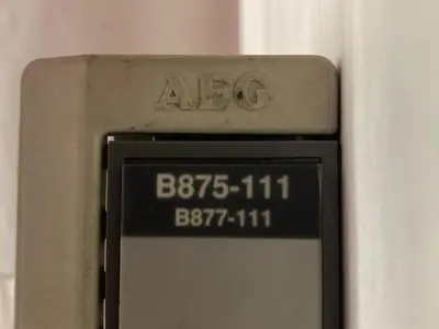 Used AEG B875-111 Industrial Controls Ohio US | Surplus Asset Holdings #1466648