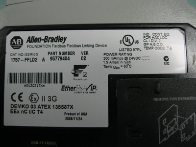USED Allen Bradley 1757-FFLD2