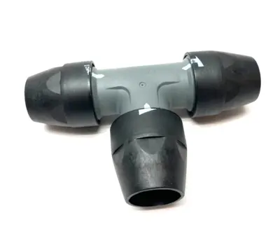 USED AIRNET EQUAL TEE PIPE SOCKET FITTING DN40 1-1/2"