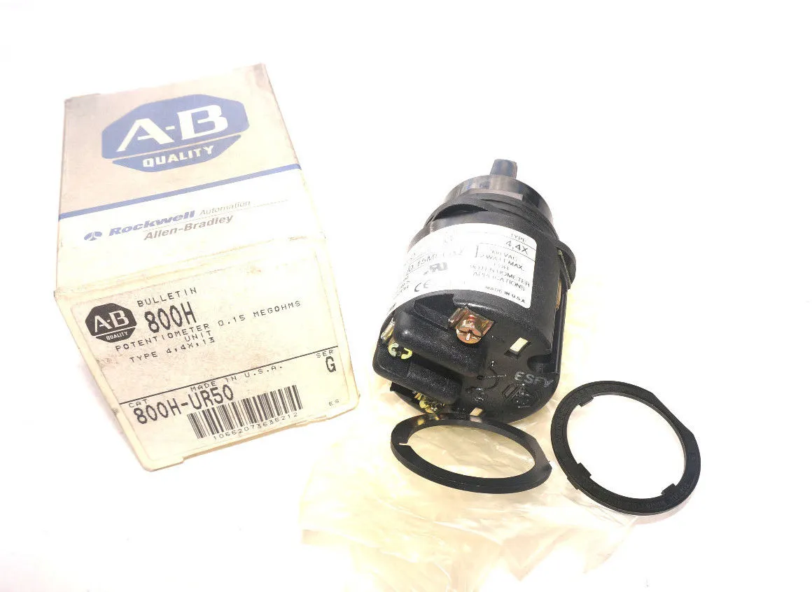 NEW ALLEN BRADLEY 800H-UR50 POTENTIOMETER SER. G 800HUR50