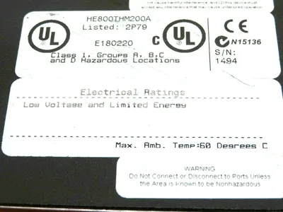 NEW HORNER AUTOMATION HE800THM200A MODULE ANALOG