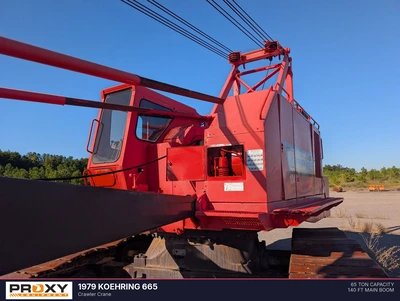Used 1979 KOEHRING 665 Crawler Cranes Alabama US | Proxy Equipment #1567989