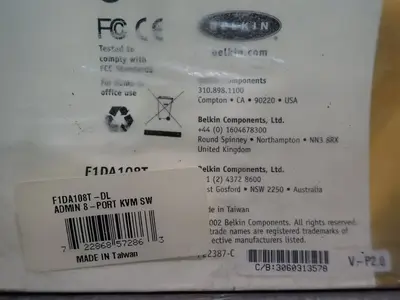 NEW BELKIN F1DA108TDL