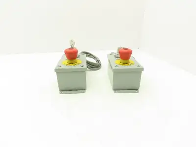 Hoffman E2PBG Electrical Enclosure Emergency Stop Key to Reset ONE KEY Lot of 2