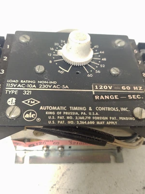 USED AUTOMATIC TIMING CONTROLS 321BOD7A08H1XX